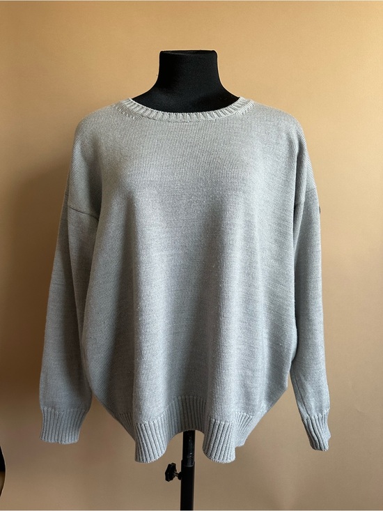 Canada Goose Sweaters - Canada Goose 100% Wool Sweater Size SM Gray Knit Long Sleeve Pullover